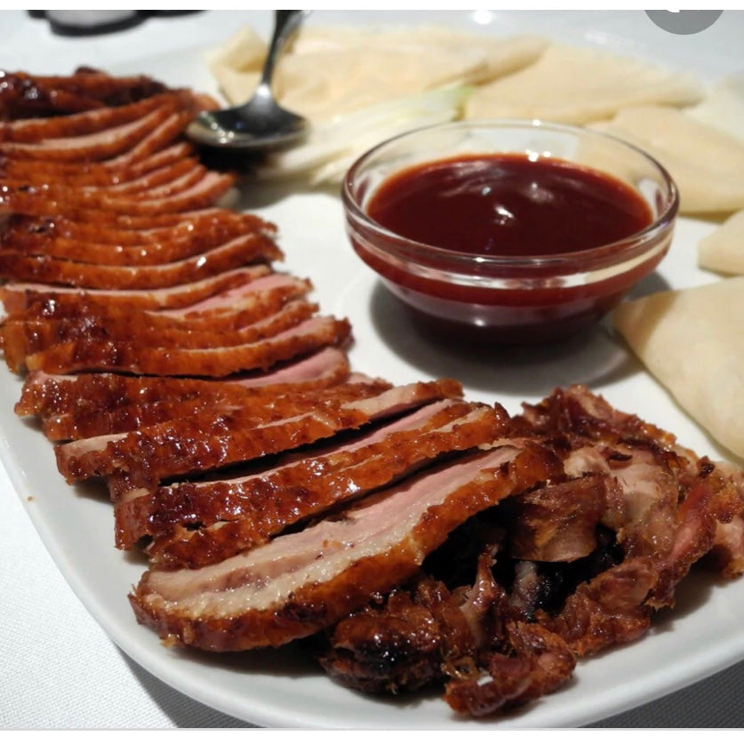PATO asado estilo PEKING ( CREPES)