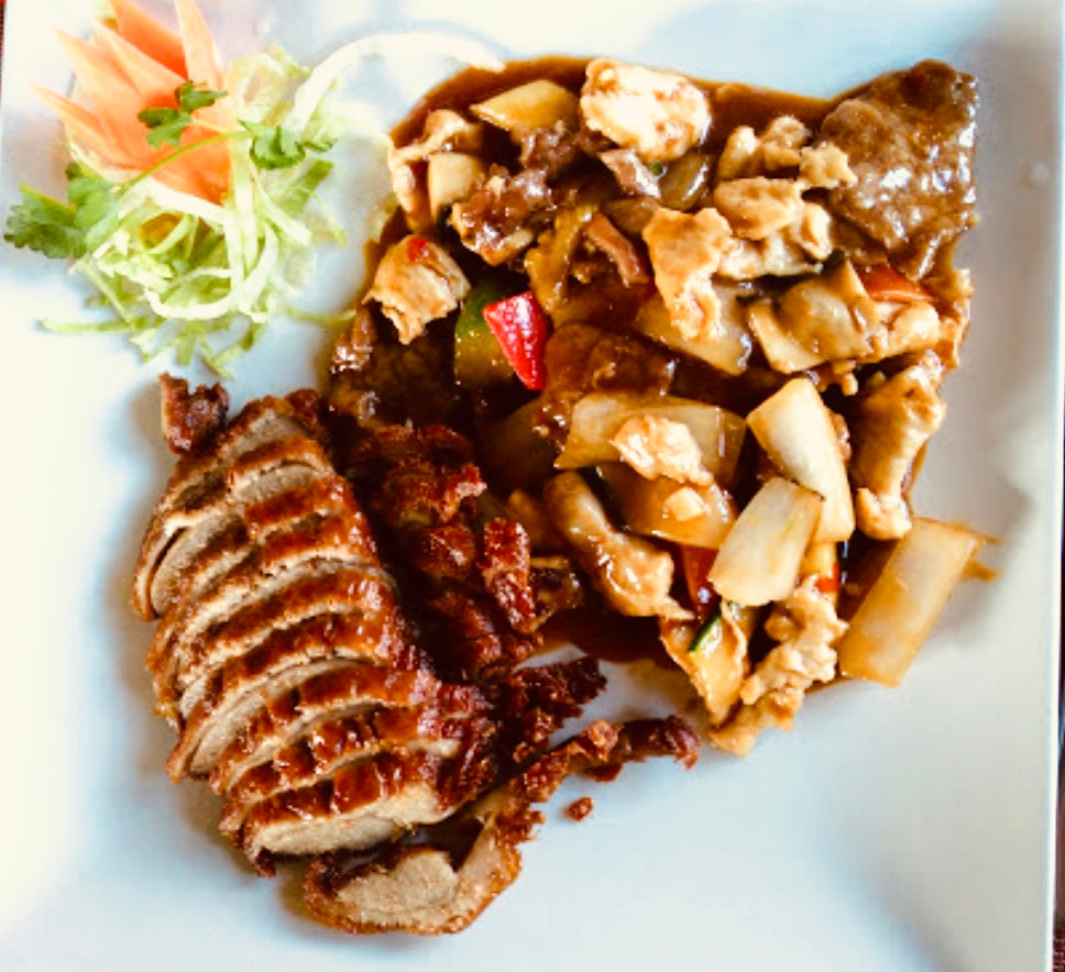 M29.POLLO TERNERAS VERDURAS Y PATO asado