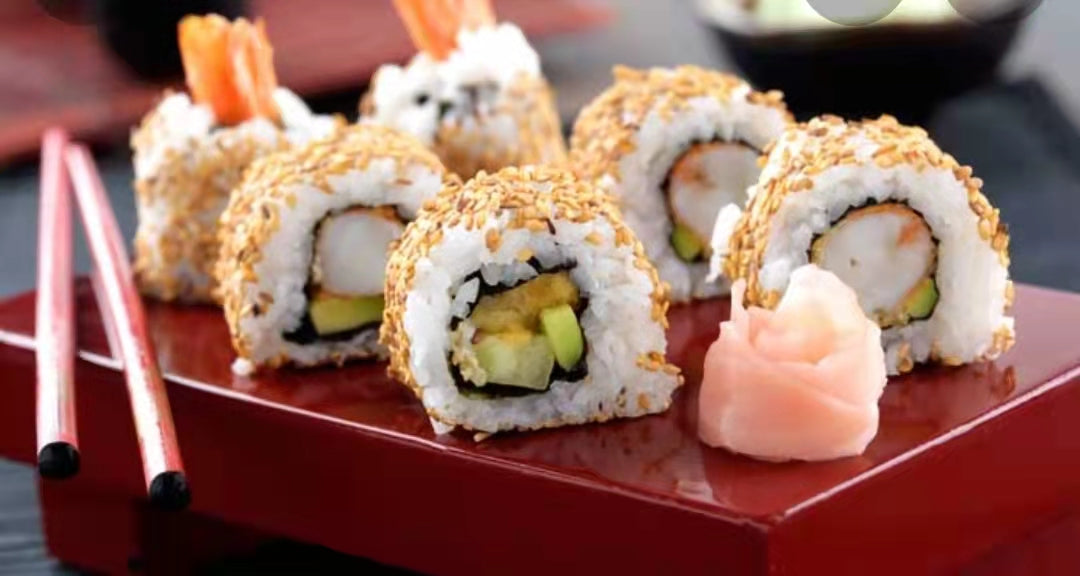 CALIFORNIA TEMPURA DE GAMBAS (6 piezas)